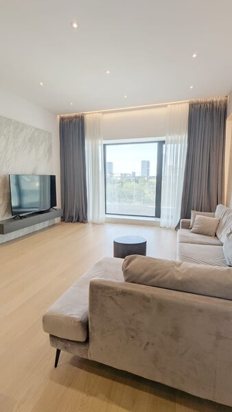 One Verdi Park 2023 Floreasca, 3 camere 118mp 2 Bai, Centrala, Parcare, AC